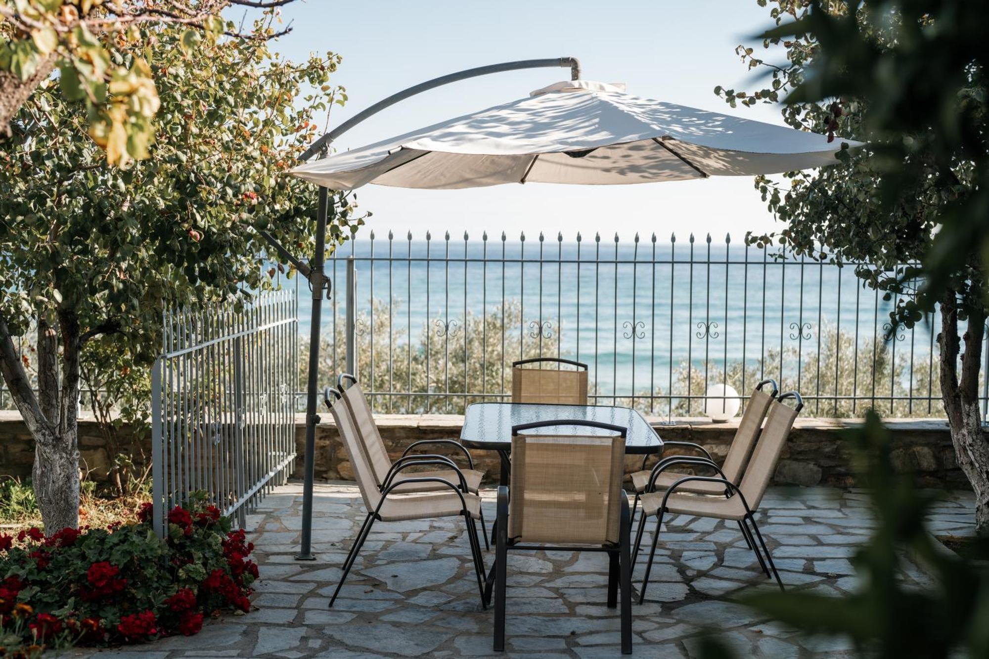 Aegean View Villa Loutra Elevtheron Luaran gambar