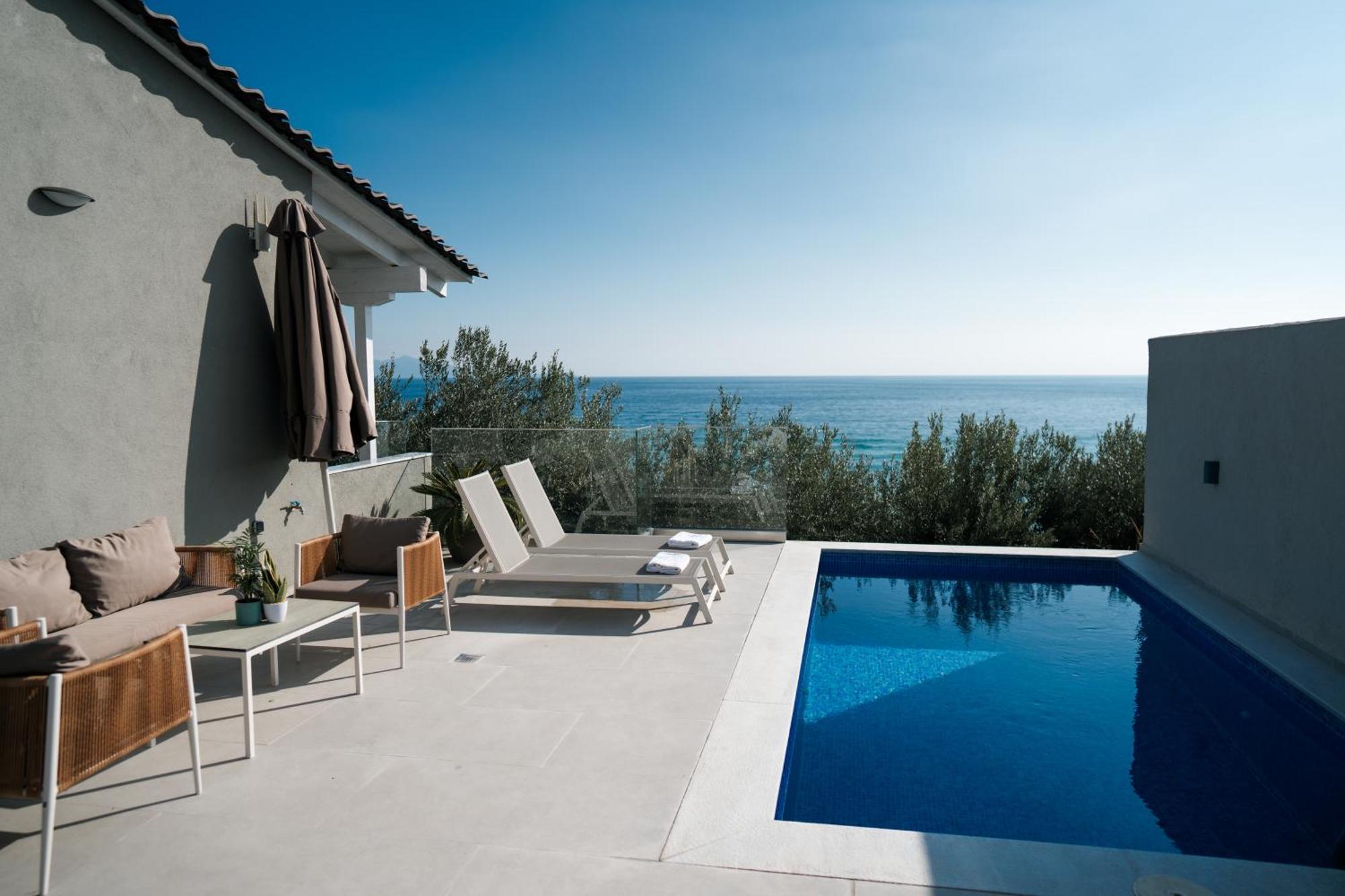 Aegean View Villa Loutra Elevtheron Luaran gambar