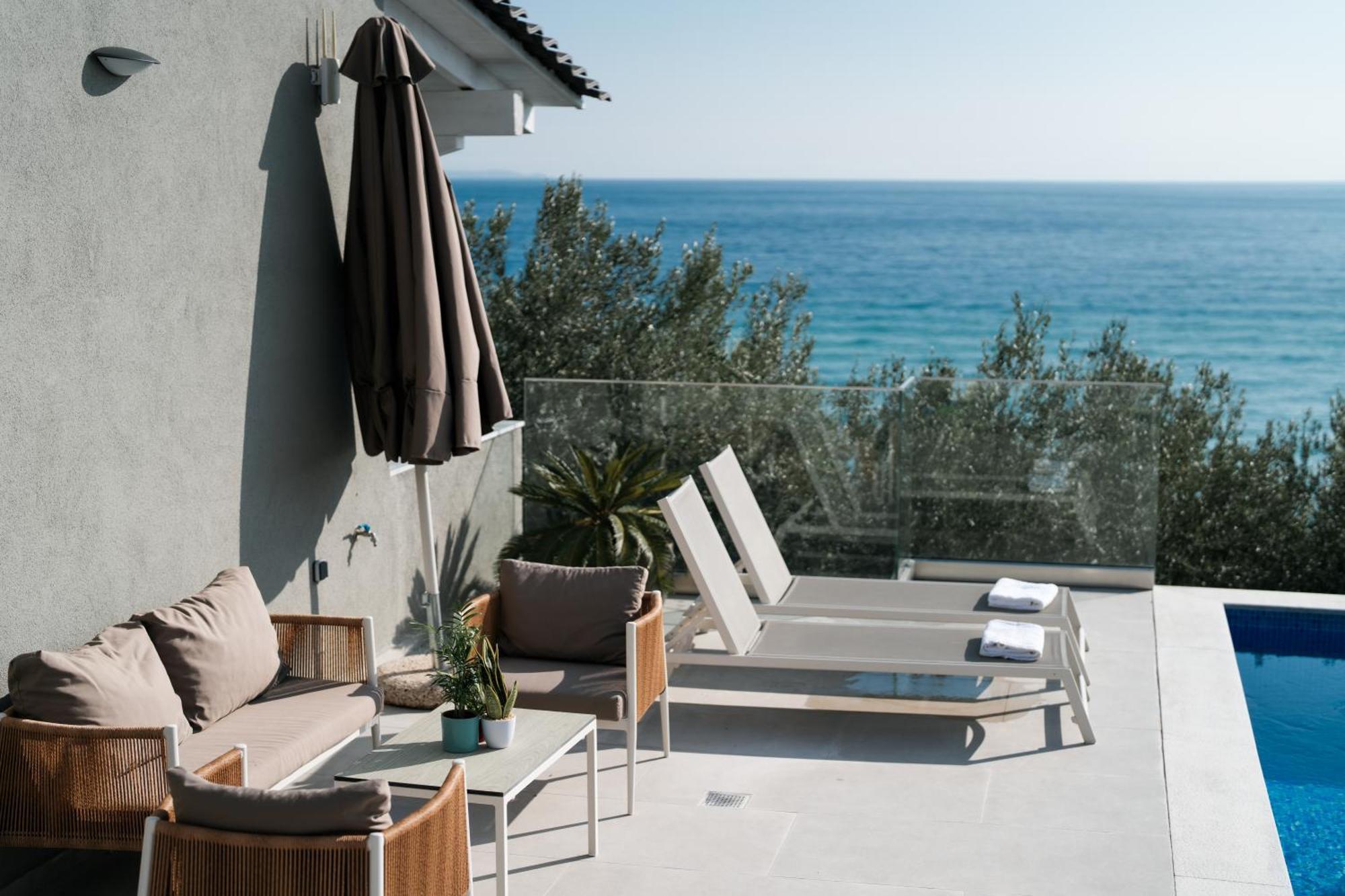 Aegean View Villa Loutra Elevtheron Luaran gambar