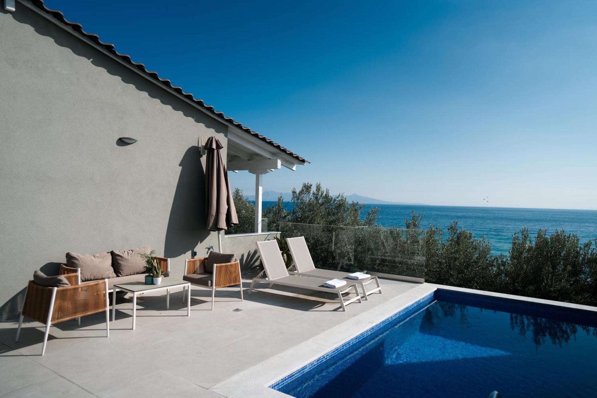 Aegean View Villa Loutra Elevtheron Luaran gambar