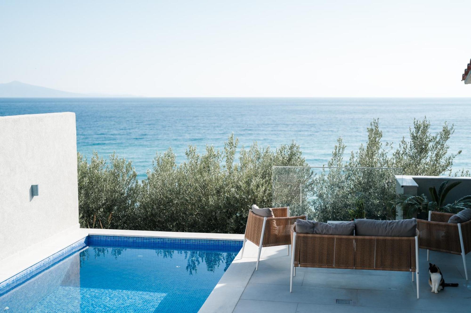 Aegean View Villa Loutra Elevtheron Luaran gambar